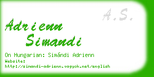 adrienn simandi business card